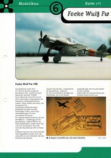 Focke Wulf Fw 190 A-8 der II./JG 300 im Frühjahr 1944 Arbeitskarte comprar usado  Enviando para Brazil