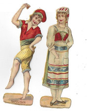 Anciens chromos découpis d'occasion  Dardilly