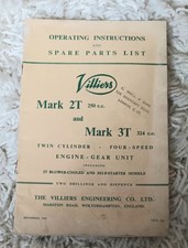 Operating instructions spare for sale  SALISBURY