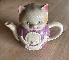 Kaffeekanne teekanne katze gebraucht kaufen  Deutschland