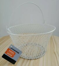 White wired basket for sale  Custer