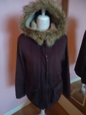 Manteau capuche fourrure.marqu d'occasion  Morlaix