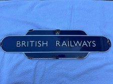 British railways enamel for sale  SURBITON