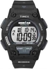 Timex T5K196, Relógio Masculino "Ironman Triathlon" 30 Voltas Resina, Choque, Alarme, usado comprar usado  Enviando para Brazil