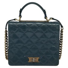 Bolsa de ombro Chanel 2,55 couro verde autêntica comprar usado  Enviando para Brazil