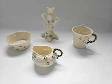 Belleek shamrock set for sale  LONDON