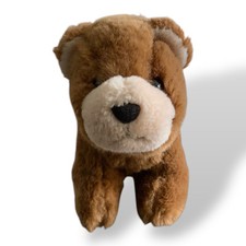 Puff polar urso marrom bicho de pelúcia de quatro em pé bicho de pelúcia 7x10” comprar usado  Enviando para Brazil