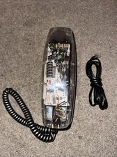 Vtg 90s Retro Conair Claro Transparente Ver Através do Telefone SW205 Fixo comprar usado  Enviando para Brazil