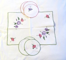 Nappe blanche brodee d'occasion  Peaugres