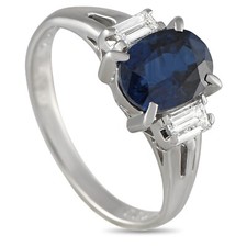 Platinum 0.30ct diamond d'occasion  France