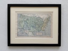 Antique usa map for sale  Plano