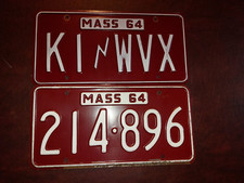 1964 massachusetts license for sale  Wakefield