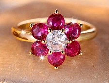 Anel de pedra preciosa floral joias da moda verão NOVO RÁPIDO frete grátis TAMANHO 9 comprar usado  Enviando para Brazil