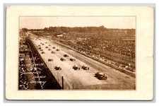 INDIANAPOLIS 500 RPPC ~ 1937 Silver Jubilee speedway ~ pista de carro de corrida, usado comprar usado  Enviando para Brazil
