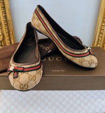 Gucci ballerine tessuto usato  Tribiano