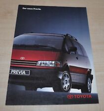 1990 1991 Toyota Previa Folheto Prospekt DE comprar usado  Enviando para Brazil