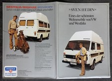 Brochure westfalia motorhome d'occasion  Expédié en Belgium