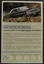 1964 ford brochure for sale  Olympia