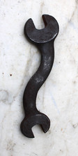 Usado, Chave de carro a motor antiga ferramenta forjada curva EUA - 7/16" - 1/2" aberturas comprar usado  Enviando para Brazil