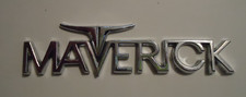 Ford Maverick emblema de metal prata original fabricante de equipamento original comprar usado  Enviando para Brazil