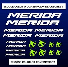 KIT - PEGATINAS - STICKERS - VINILO -LAMINA- PACK- BICICLETA - BIKE - MERIDA comprar usado  Enviando para Brazil