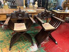 Sedie savonarola vintage usato  Torino