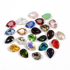 Costurar em lágrima vidro cristal strass pedra extravagante strass contas para artesanato comprar usado  Enviando para Brazil