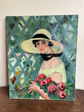 Tableau huile toile d'occasion  Chartres-de-Bretagne