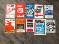 car racing programmes for sale car racing programmes for sale POOLE
