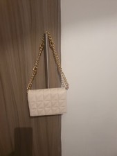 Cream quiz handbag for sale  PRESTON