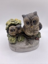 Vintage Homco Porcelana Coruja Família Mãe e 2 Bebês comprar usado  Enviando para Brazil