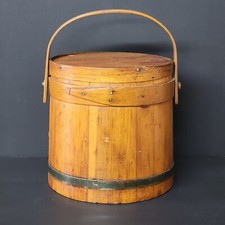 Antiguo abeto primitivo de madera de 10" con mango - decoración primitiva de granja segunda mano  Embacar hacia Mexico