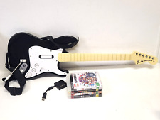 Controle de guitarra Rock Band Harmonix PlayStation 3 PS3 com dongle e 4 jogos comprar usado  Enviando para Brazil