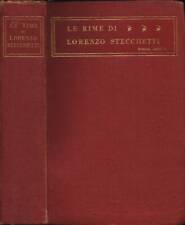 Rime. lorenzo stecchetti. usato  Italia