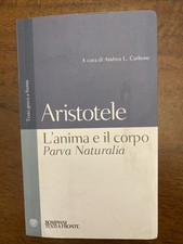 Aristotele anima corpo usato  Greve in Chianti