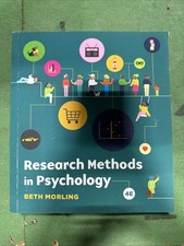 Research Methods in Psychology: Evaluating a World of Information, Morling, USED segunda mano  Embacar hacia Mexico