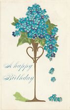 Cartolina illustrata fiori usato  Ticengo