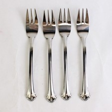Lote de 4 garfos de sobremesa Pfaltzgraff Meridian 5,75" 18/0 aço inoxidável comprar usado  Enviando para Brazil