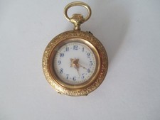 Taschenuhr gold emaille gebraucht kaufen  Essen