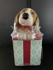 The Pioneer Woman Charlie Basset Hound frasco de biscoito cachorro caixa de presente de Natal lacrada comprar usado  Enviando para Brazil