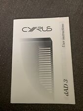 Cyrus dad3 player for sale  WIRRAL
