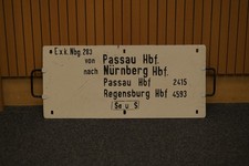 Zuglaufschild metall nürnberg gebraucht kaufen  Eisenach