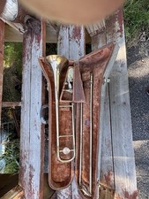 Trombone vintage CONN com 2 bocas Holton Galary OLDS comprar usado  Enviando para Brazil