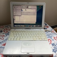 Apple 11 polegadas iBook G4 - Mac Laptop 1.2 GHz, HDD de 28GB com Carregador e Discos - LEIA comprar usado  Enviando para Brazil