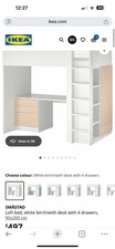 Ikea smastad bed for sale  WARRINGTON