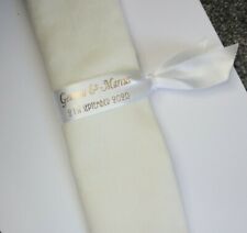 Personalised satin ribbon for sale  BALDOCK