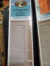 31" X 72" Hampton Bay branco escurecimento de ambiente sem fio 1 pol. Mini persiana de alumínio comprar usado  Enviando para Brazil