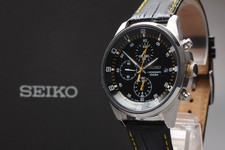 [Perto de ESTADO PERFEITO] SEIKO cronógrafo 7T92-0MF0 relógio masculino de quartzo mostrador preto do Japão, usado comprar usado  Enviando para Brazil
