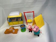 Peppa Pig Family Camping Trip 7 Pçs Play-set Papai Porco, Campista, Tenda, Grelha ESTADO PERFEITO! comprar usado  Enviando para Brazil
