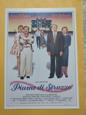 Piume struzzo cartolina usato  Italia